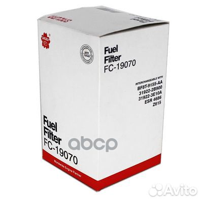 Фильтр топливный hyundai/KIA 2.0/2.2 crdi FC19070