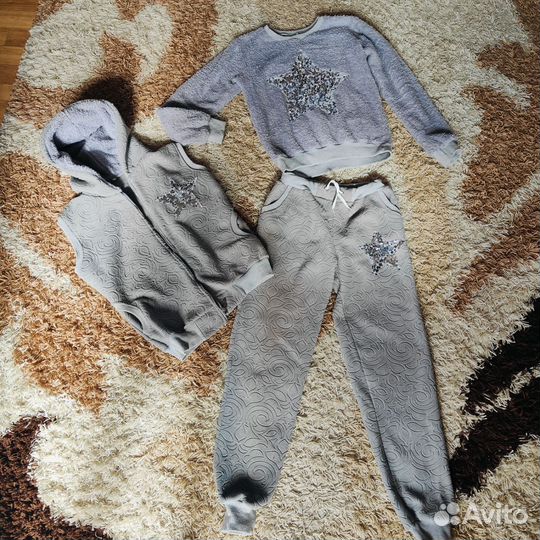 Костюм женский тройка теплый 46