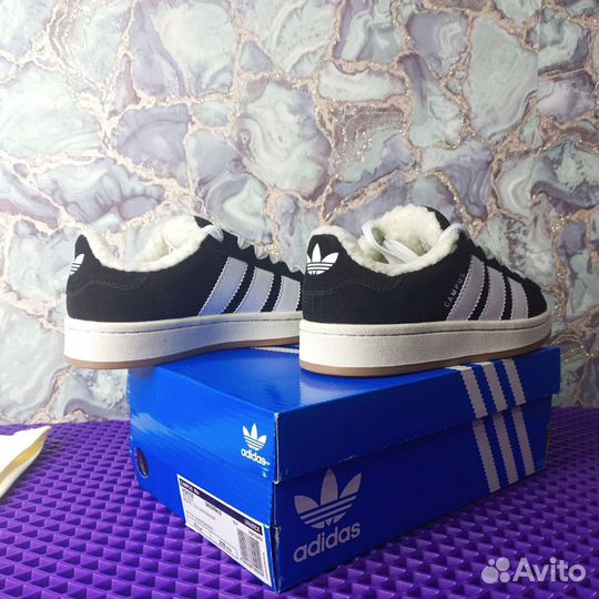 Кроссовки adidas campus 00 с мехом