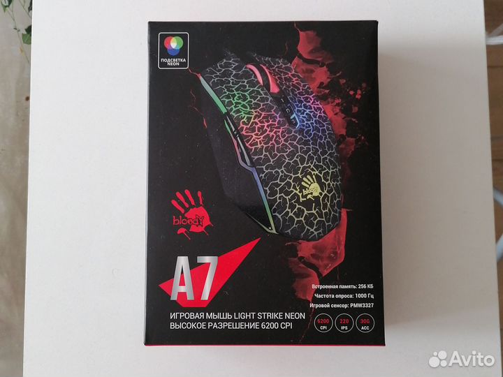 Игровая мышь A4Tech Bloody A7