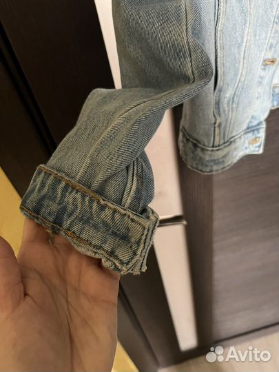 Джинсовая куртка zara для девочки 164