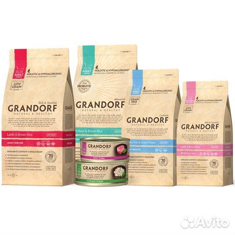 Сухой корм Грандорф Grandorf для собак и кошек