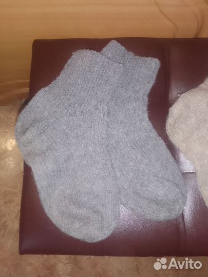 Носки мужские шерстяные вязаные