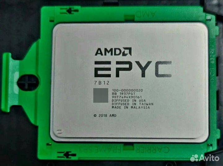 Amd Epyc 7B12 64 ядра 2.25-3.3Ghz 256Mb 240W