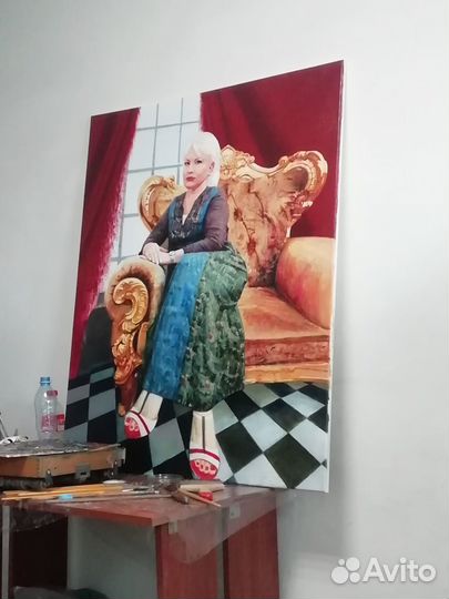 Картина маслом на холсте пейзаж