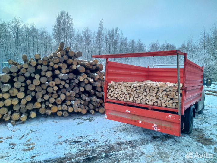 Дрова березовые колотые. С доставкой