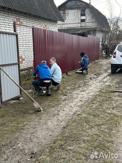 Установлю забор