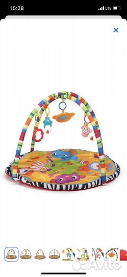 Развивающий коврик babygo