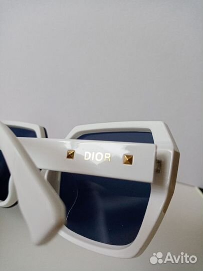 Солнцезащитные очки Dior синие женские