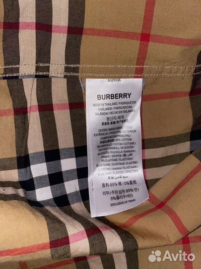 Burberry рубашка мужская