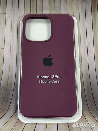 Чехол накладка iPhone 13 Pro Бордовый