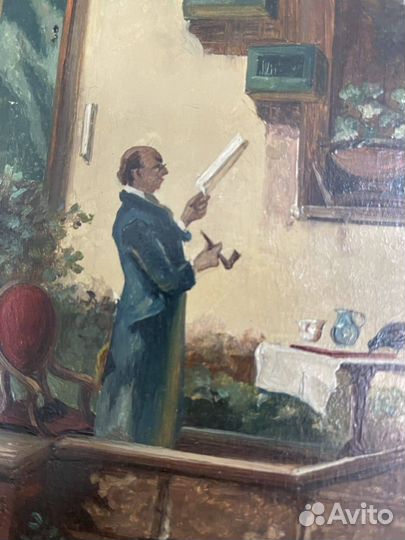 Картина маслом на фанере