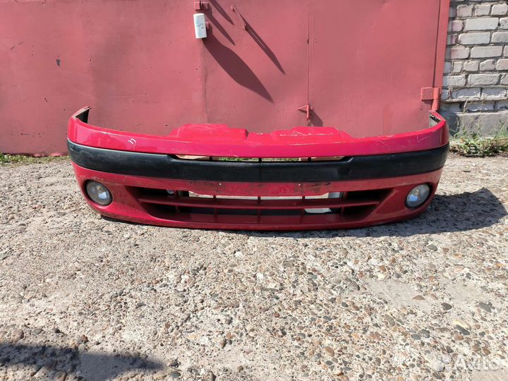 Renault Scenic 1 рестайлинг бампер передний