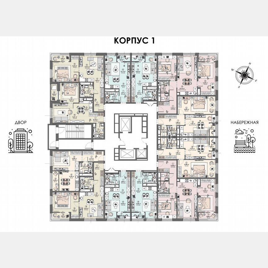 1-к. квартира, 36,4 м², 2/23 эт.