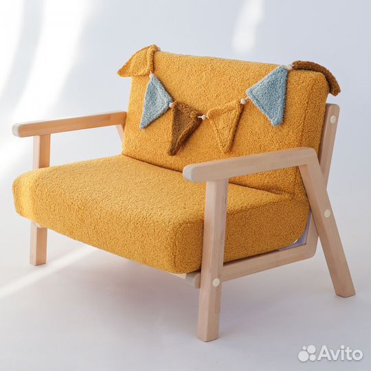 Детский мягкий мини диван от года