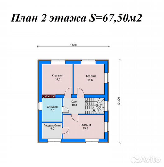 Проект дома для ипотеки и строительства - 135,4 м2