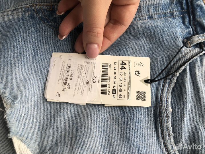 Джинсовые шорты zara