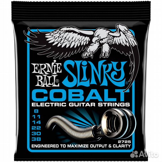 Струны для электрогитары Ernie Ball 2725 Cobalt Ex