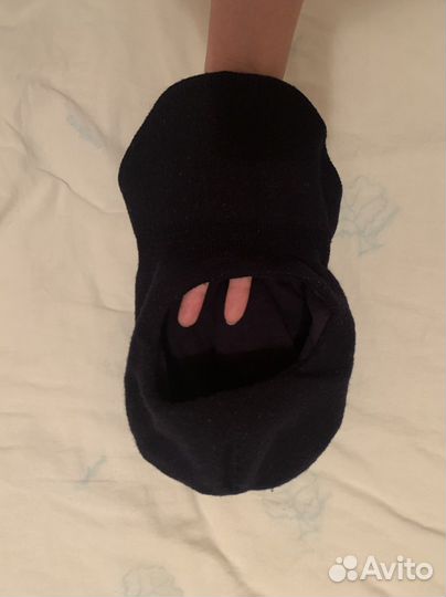 Шапка шлем и варежки