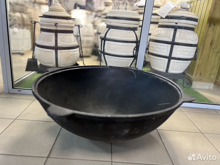 Казан чугунный 80 литров