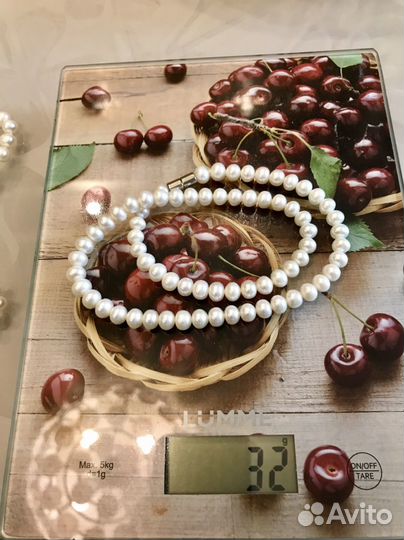 Бусы натуральный жемчуг