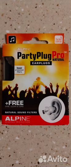 Беруши Alpine PartyPlug Pro Natural