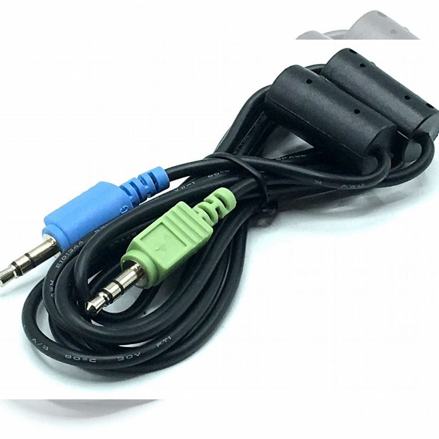 [089G-17356G563] Новый Aux Кабель 2x 3.5 Mini Jack, 1.5 Метра