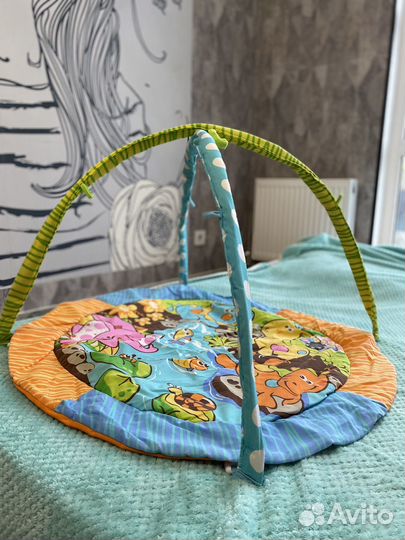 Развивающий коврик, в комплекте с пеликаном