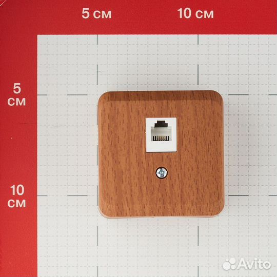 Розетка телефонная tela-001T открытая установка бу