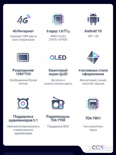 Магнитола Teyes CC3 Skoda Octavia A7 2013-2018