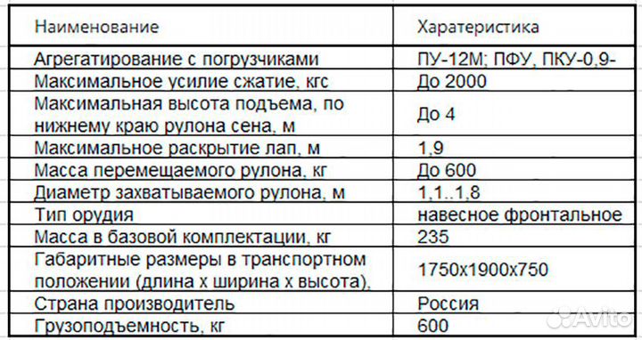 Захват для рулонов зрп-1