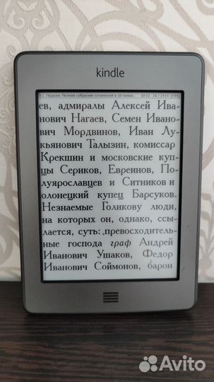 Электронная книга Amazon Kindle touch