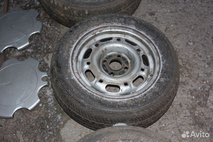 Диски штампованые R14 4x100 VW Passat B3 3шт и кол