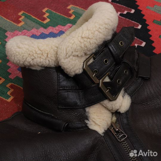 1990s / B-3 Sheepskin Leather дубленка пилот