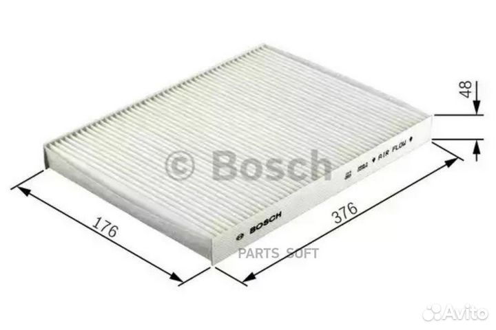 Bosch 1987432206 Фильтр салона citroen: jumpy 07