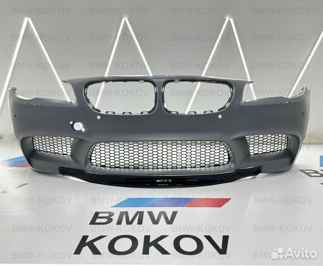 Сплиттер губа на передний бампер BMW F10 M5