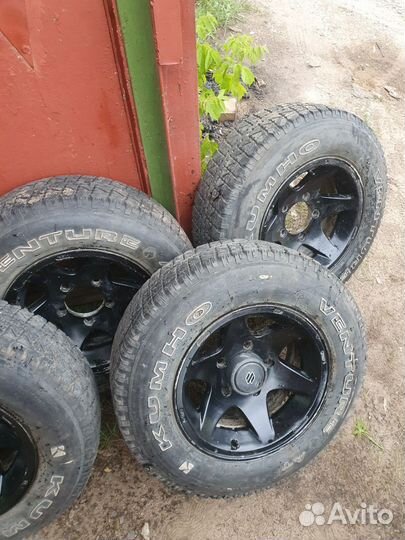 Диски suzuki R15 с резиной kumho AT