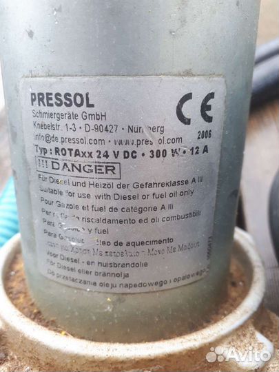 Насос для перекачки дизельного топлива фирмы press