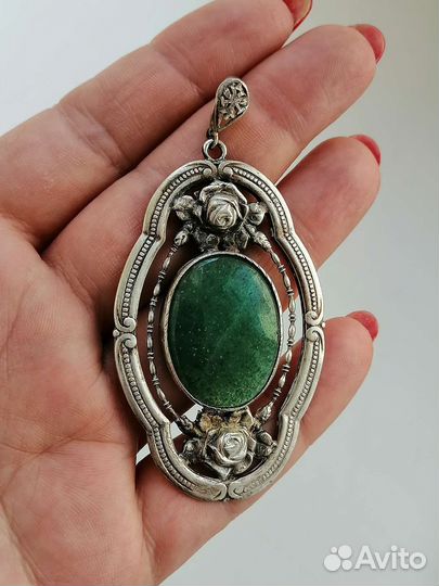 Кулон подвеска серебро 84 проба