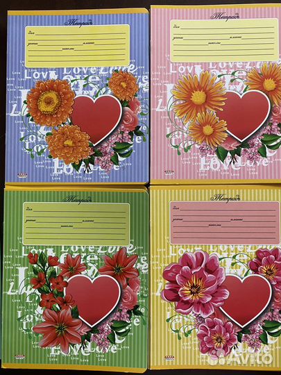 Тетрадь в косую линейку