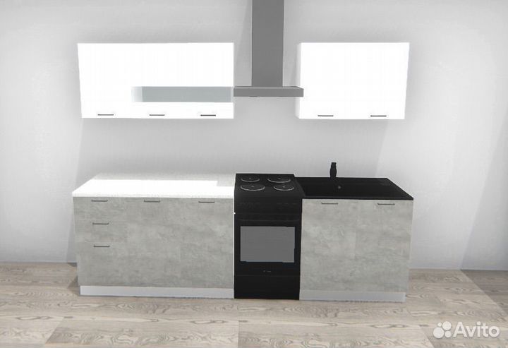 Кухонный гарнитур 2 метра новый быстрая доставка