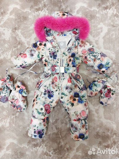 Зимний комбинезон для девочки