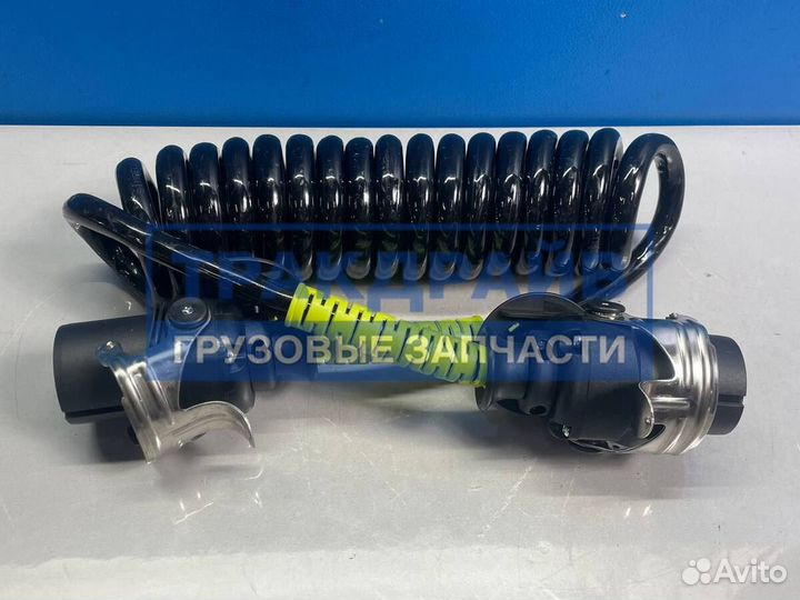 Кабель спиральный 15 полюсов, ISO 12098, пластиковые штекеры, максимальная длина L 4.3 м