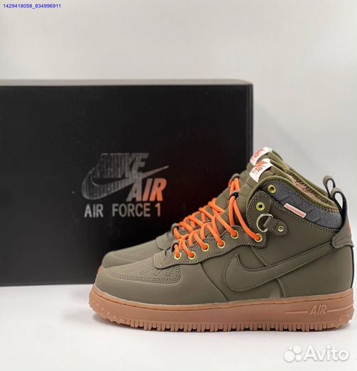 Кроссовки Nike Air Force 1 Duckboot (с мехом) (Арт.36256)