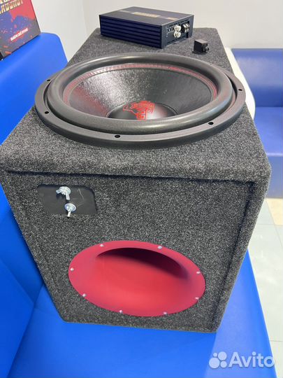 Мощный subwoofer 15 + усилитель HS2100 watt