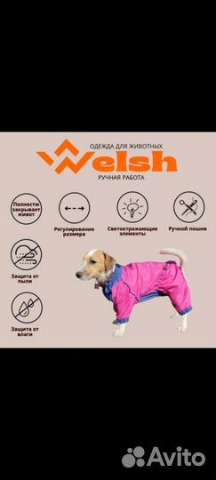 Дождевик для собак