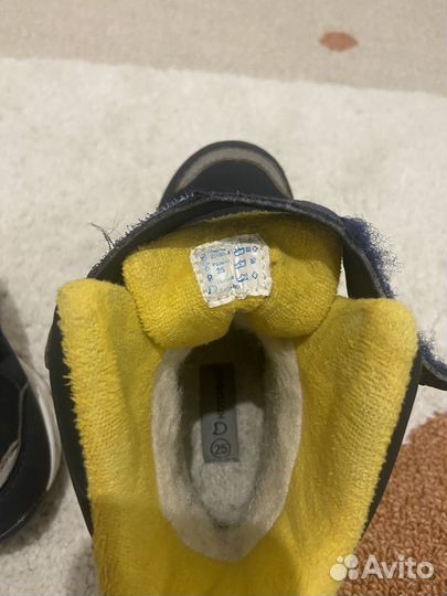 Ботинки зимние для мальчика 25 размер