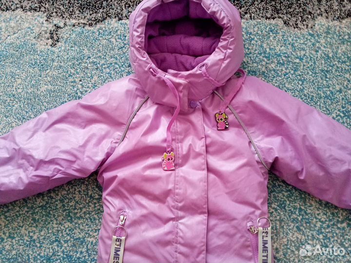 Зимний комбинезон для девочки 116 122