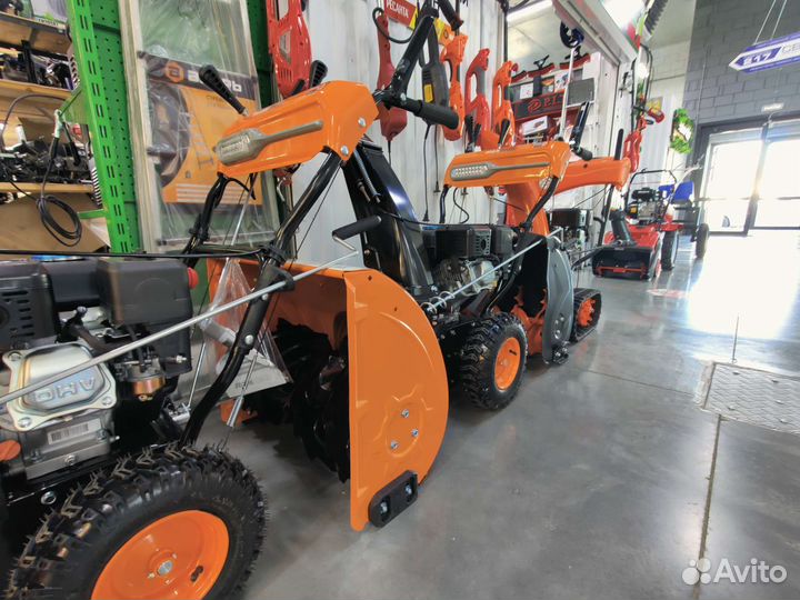 Снегоуборщик 7 л.с. Эл. Стартер от 220v. Led Фара