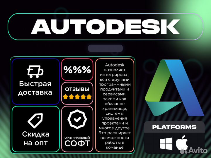 Autocad/Maya/3DMax/Revit/ Лицензия Autodesk